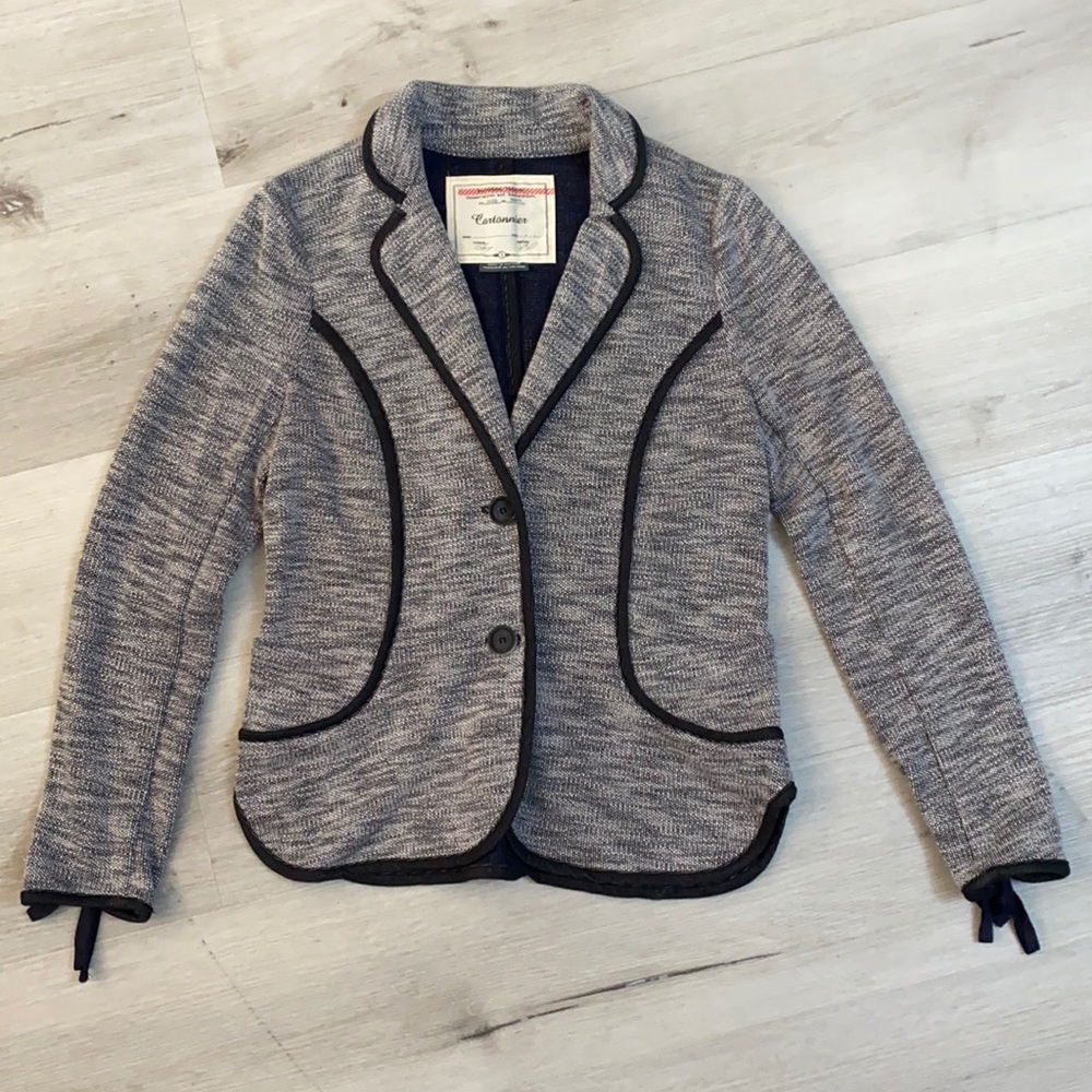 Cartonnier Anthropologie Soft Cotton Knit Jacket - S